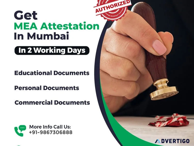 Get mea attestation in mumbai
