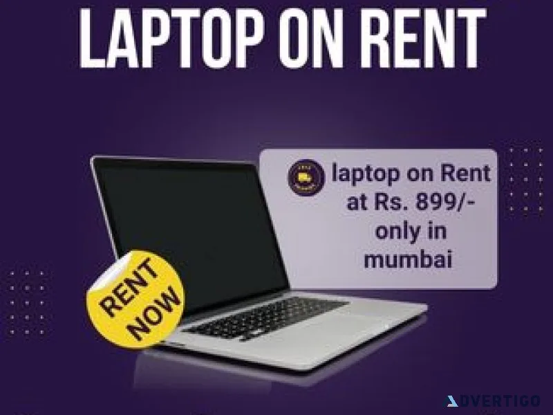 Laptops on rent in mumbai starts at rs799/-