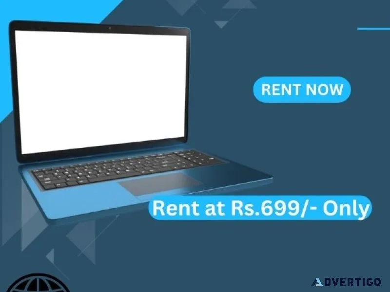 Laptop on rent at rs 699/- only