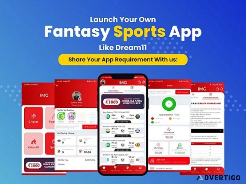 Fantasy sports app development services