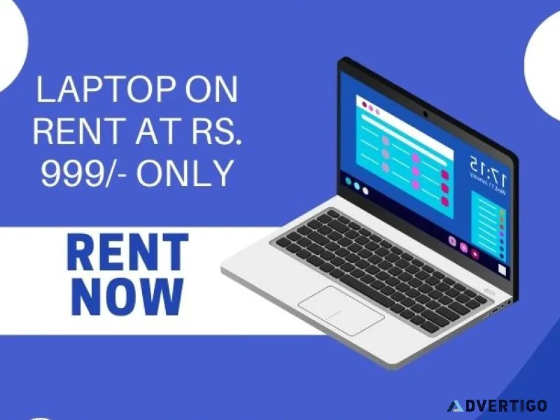 Laptops on rent in mumbai starts at rs999/-