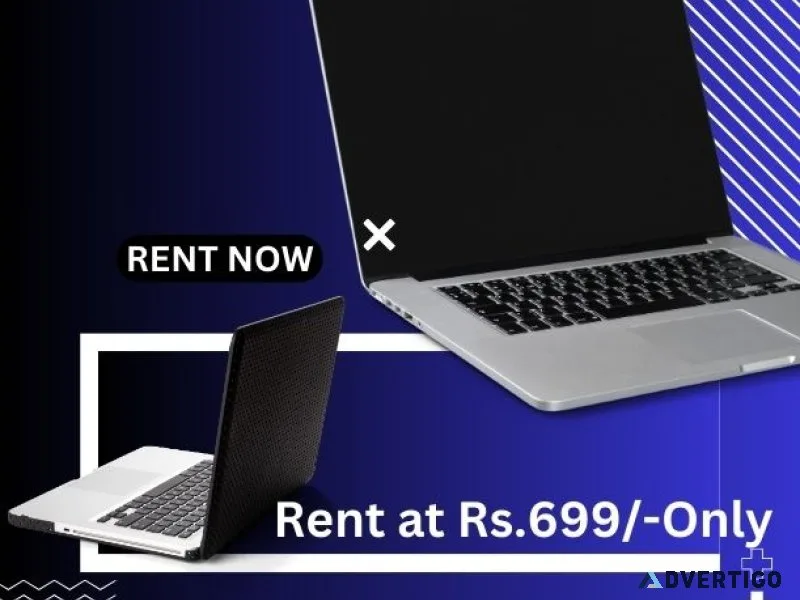 Laptop on rent at rs 699/- only