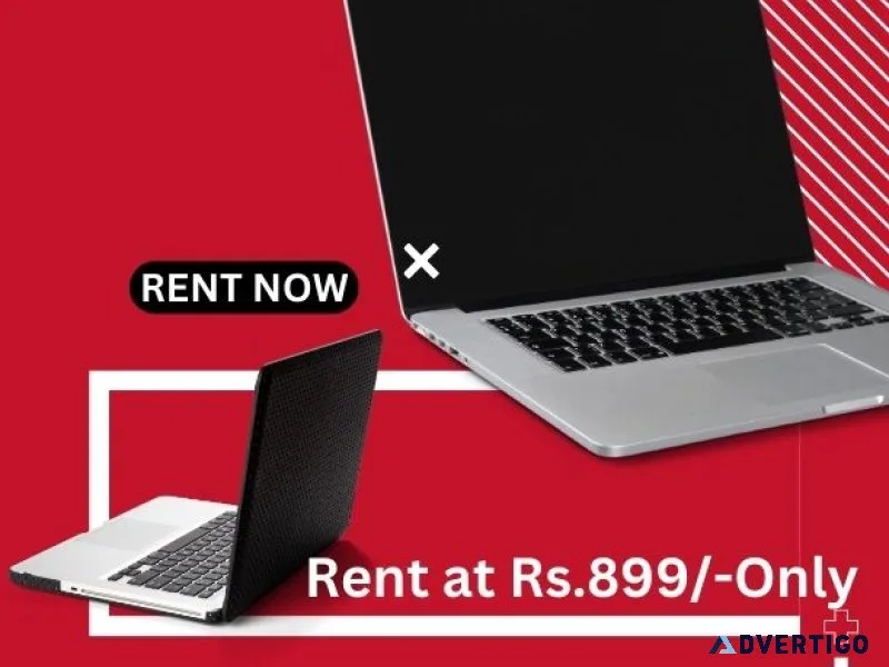 Laptop on rent at rs 899/- only