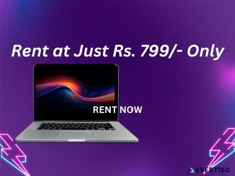 Laptop on rent at rs 799/- only