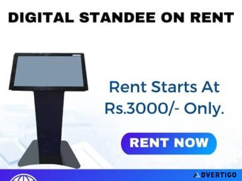 Digital standee on rent in mumbai starts at rs3000/- only