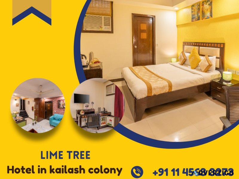 Experience luxury at lime tree hotel in kailash colony delhi