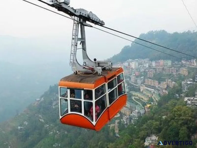 Yearning for cable car adventures on your gangtok tour?