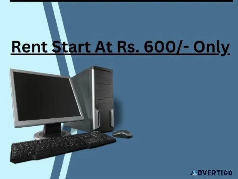 Computer on rent in mumbai rs 600/- only