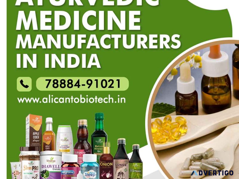 Ayurvedic medicine manufacturers in india