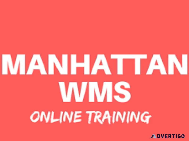Enrich your career with manhattan wms training