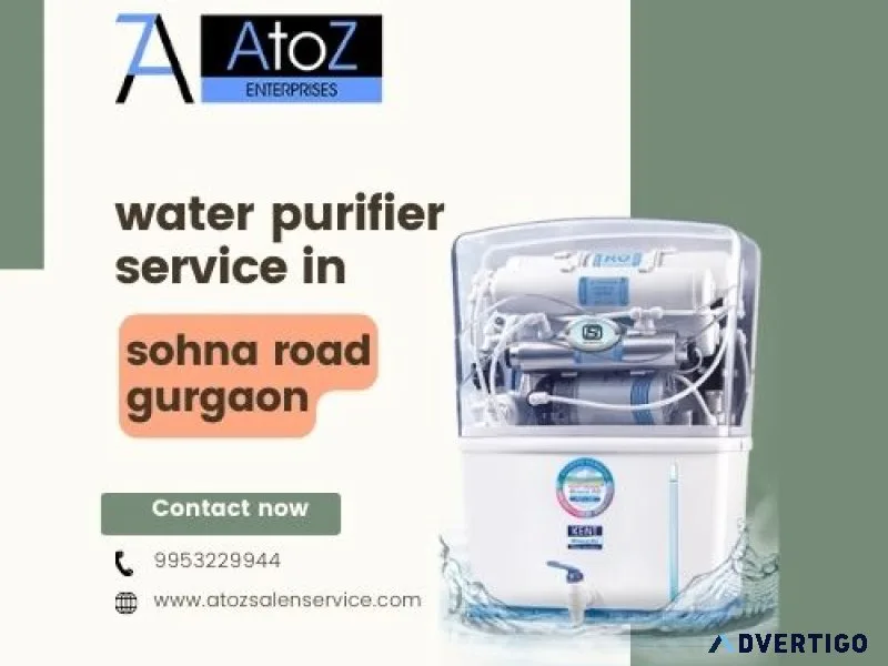 Water purifier service in sohna road gurgaon