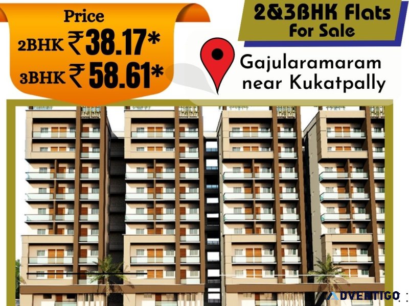 3 bhk flats in bachupally for sale