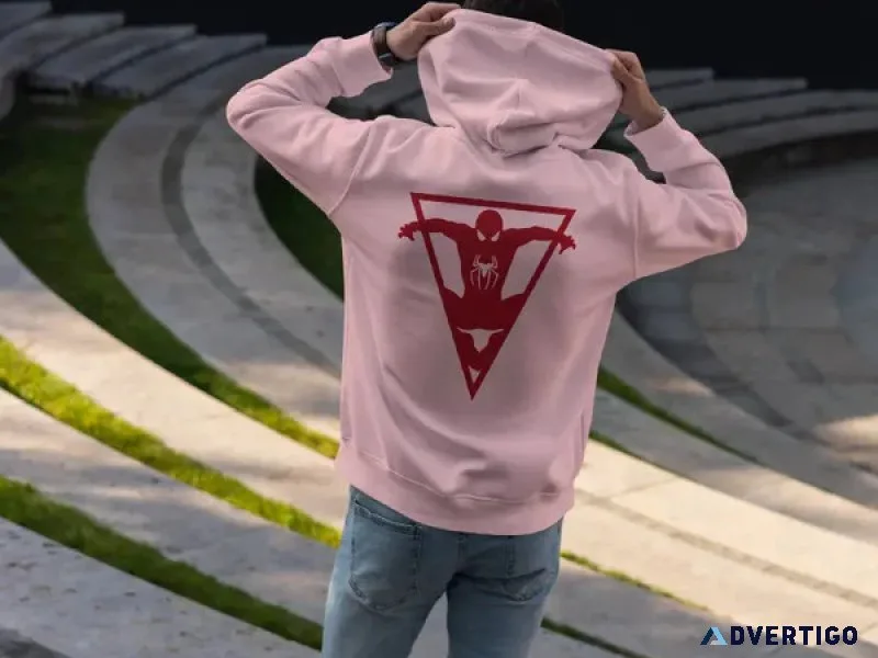 Spider man oversized hoodie for men