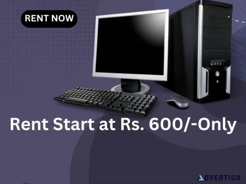 Computer on rent in mumbai rs 600/- only