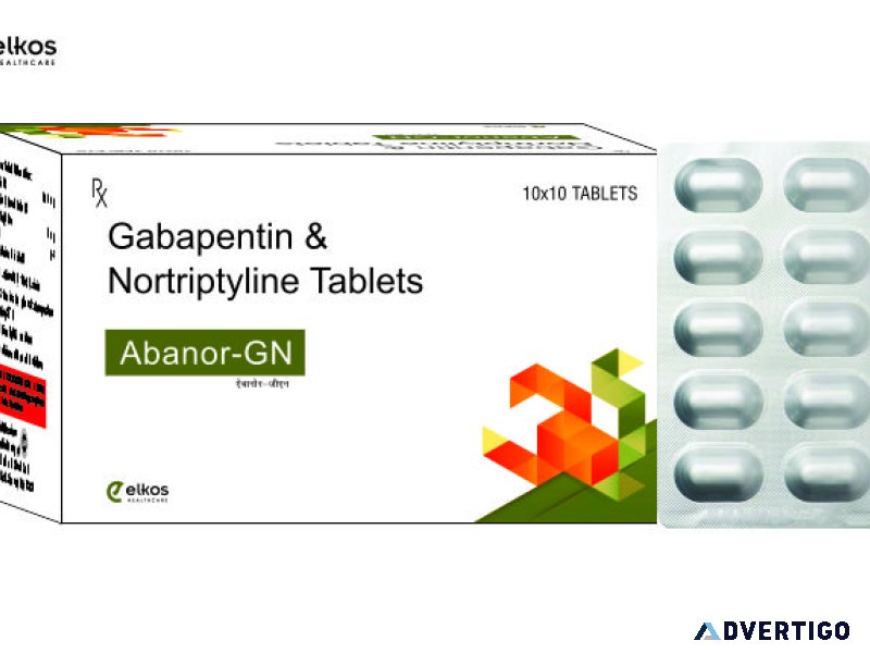Gabapentin nortriptyline hydrochloride tablets