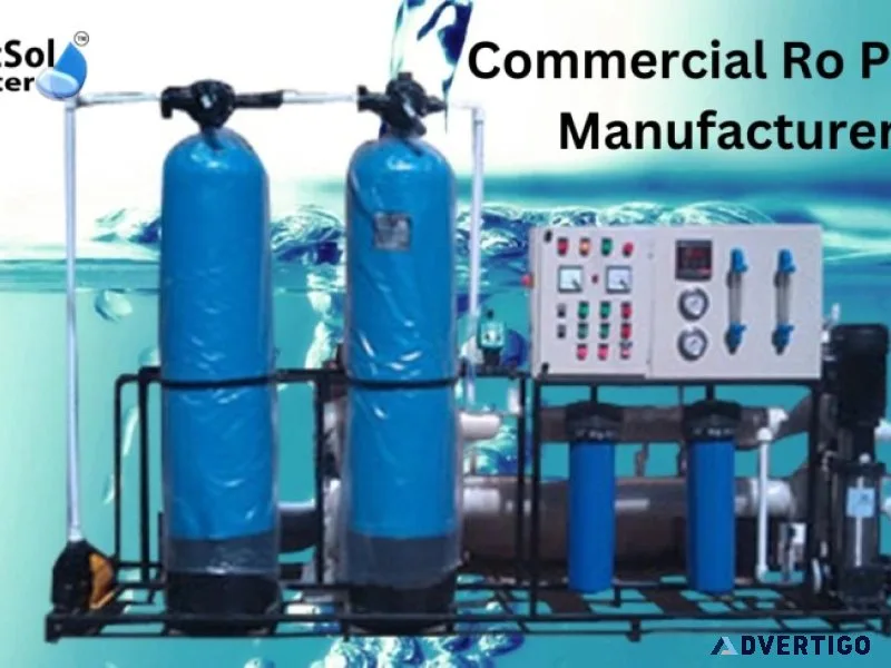 Commercial ro plant manufacturer in gurgaon : purity redefined
