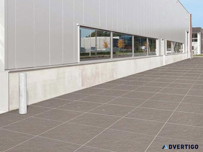 Non slip outdoor tiles