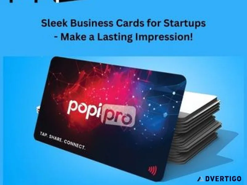Sleek business cards for startups - make a lasting impression