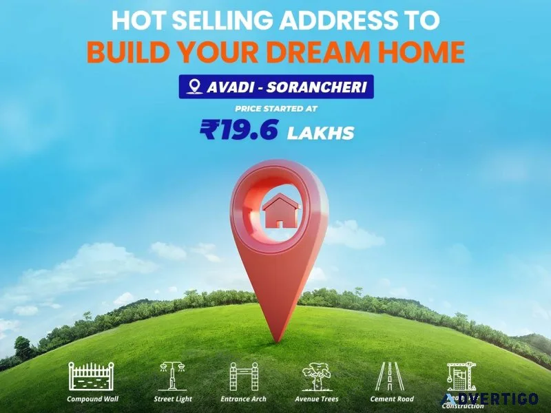 Plot for sale in sorancheri
