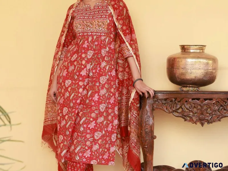 Get new suit sets designs online at jaipuri adaah