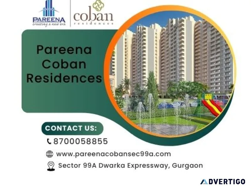 Pareena Coban Residences gurgaon
