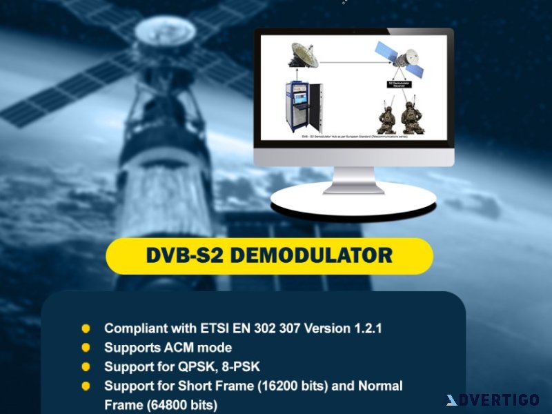 Dvb-s2 demodulator from digilogic systems