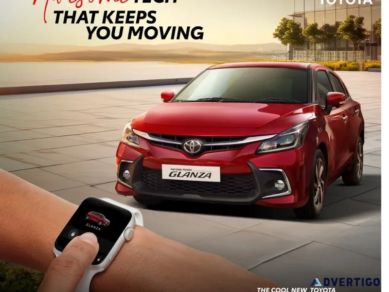 Buy toyota glanza at galaxy toyota showroom