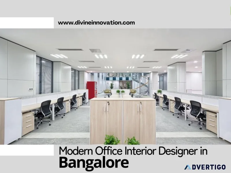 Modern office interior designer in bangalore
