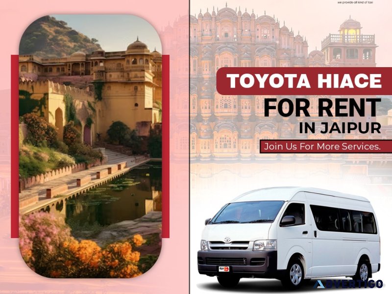 Toyota hiace rental jaipur