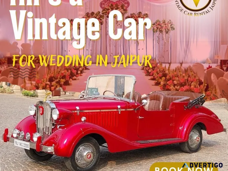 Vintage cars on rent for marriage