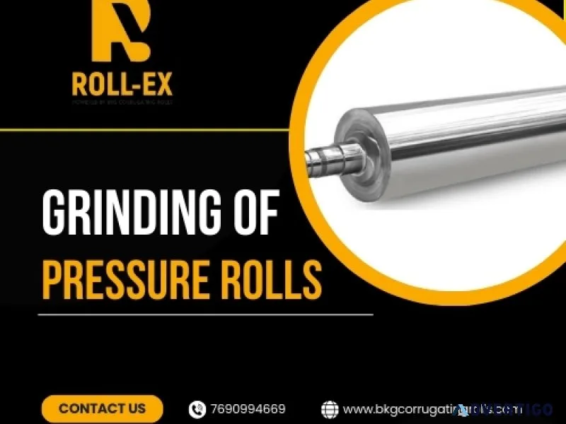 Grinding of pressure roller