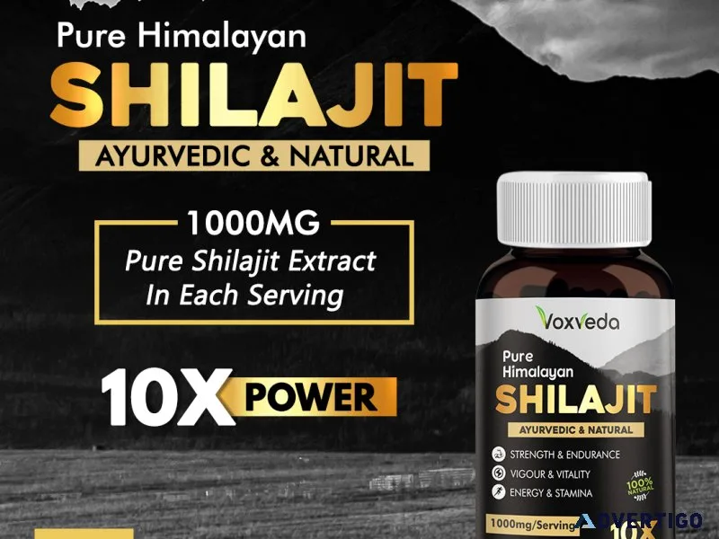 Ayurvedic shilajit capsule for men
