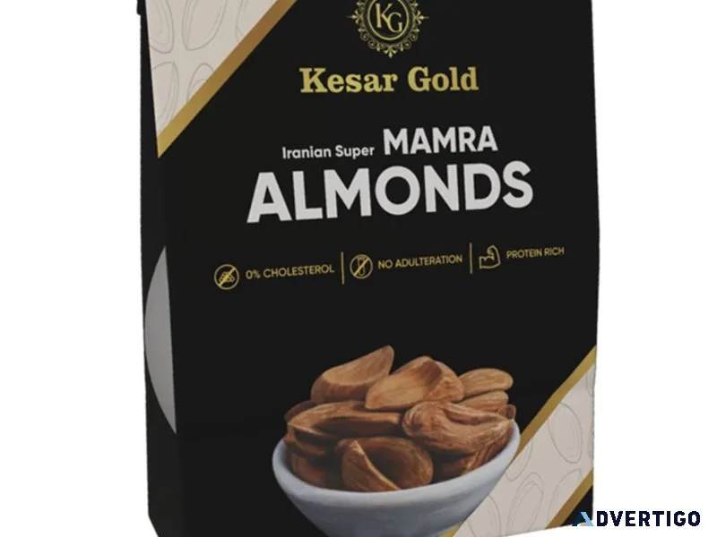 Kesar gold iranian super mamra almonds