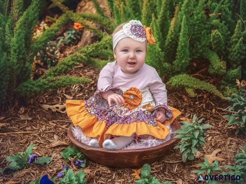Charming plum baby romper