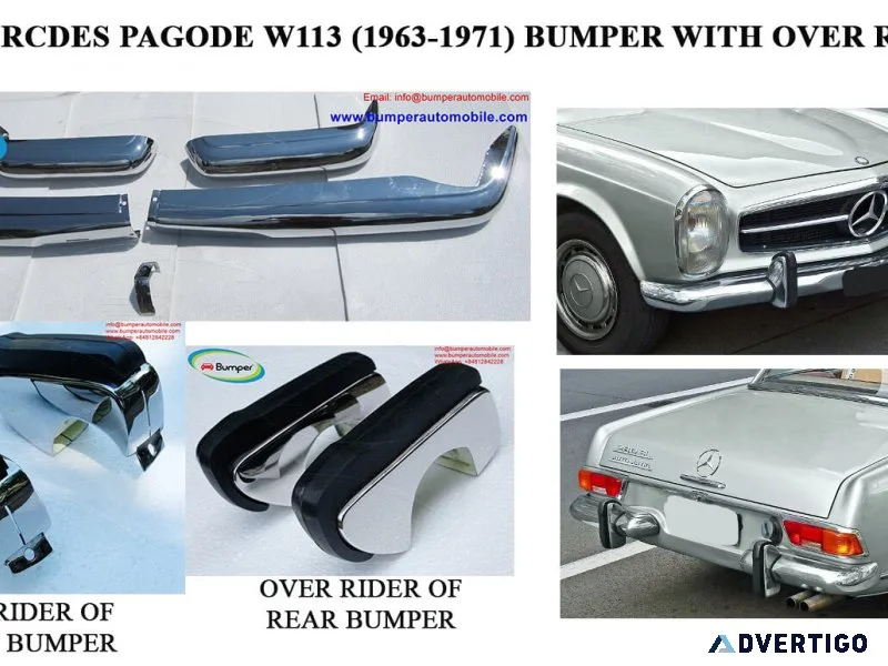 Mercedes w113 pagoda year 1963 -1971 bumpers