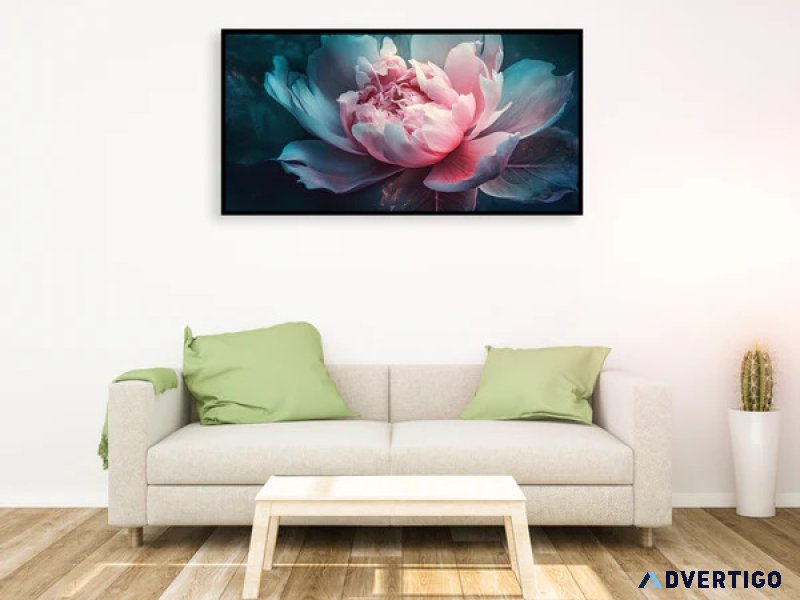 Floral wall painting