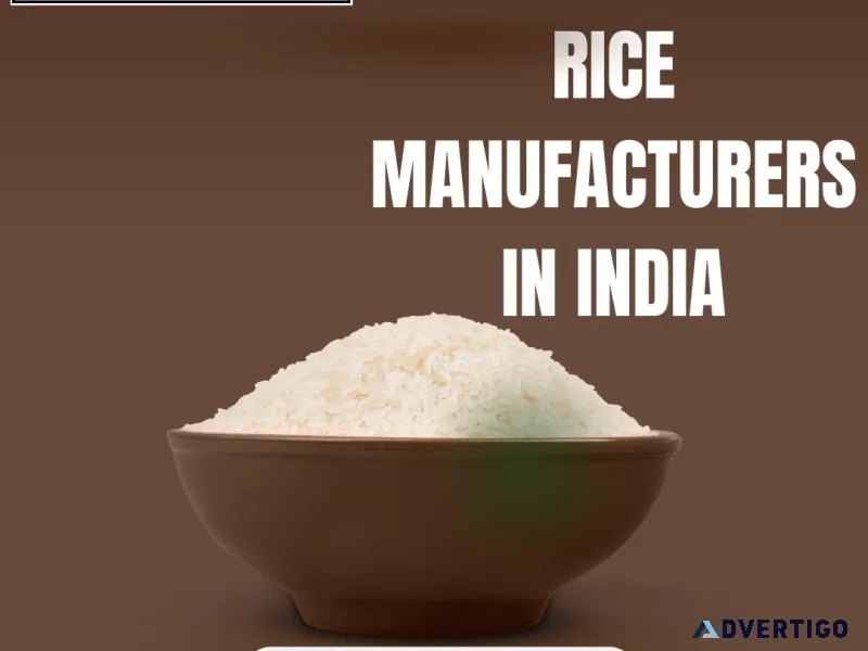 Rice manufacturers in india