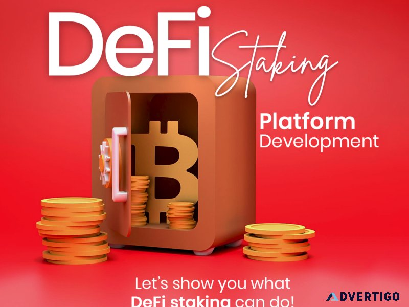 Defi staking platform development