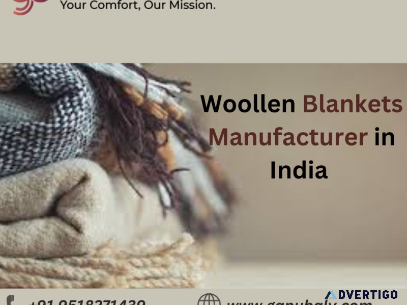 Woollen blankets manufacturer in india