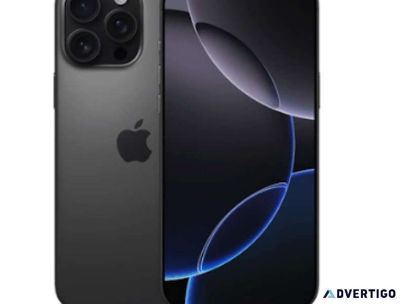 Apple iphone 16 pro 256gb black titanium
