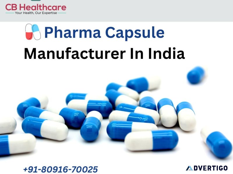 Pharma capsule manufacturer in india