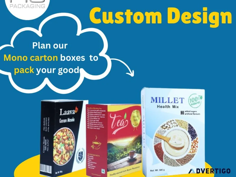 Custom design mono carton