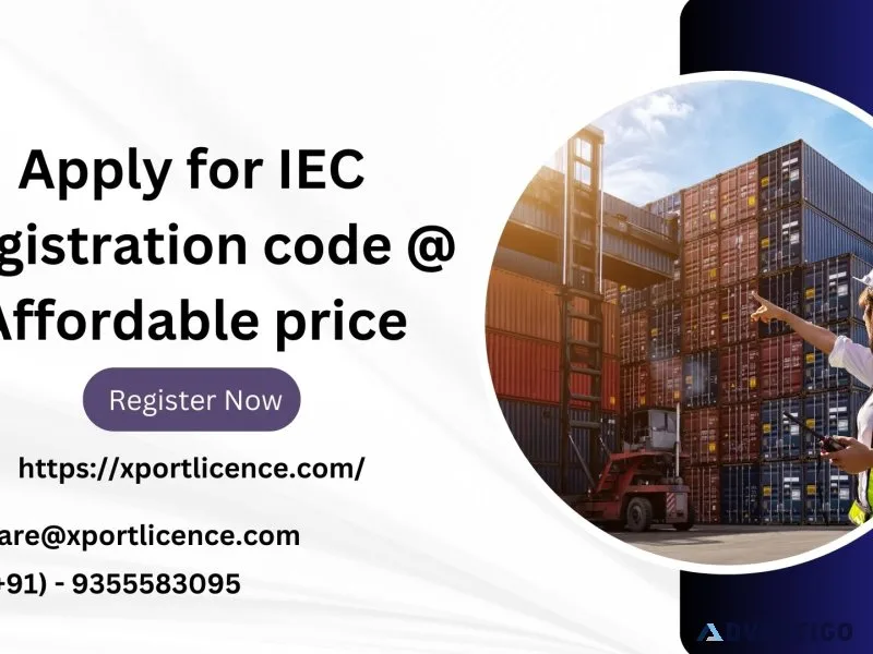Apply for iec registration code affordable price