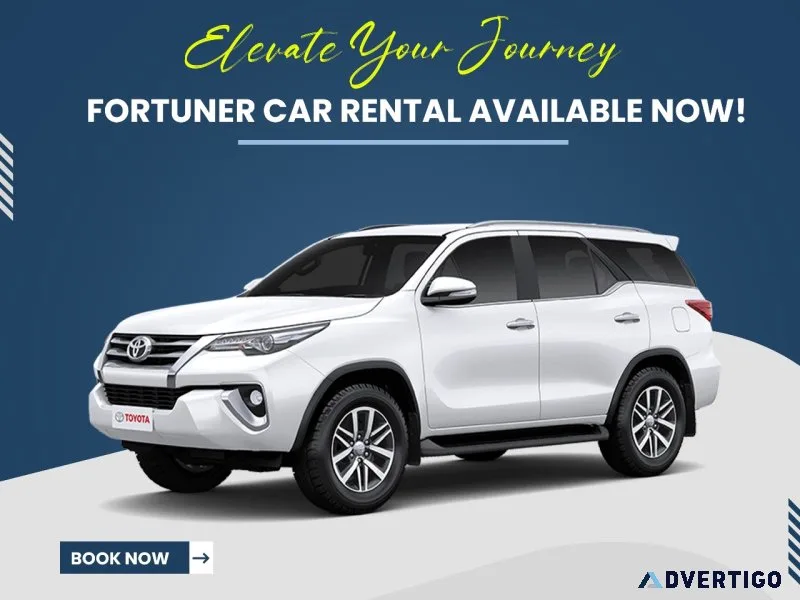 Fortuner rental rajasthan
