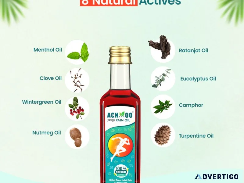 Knee herbal pain oil