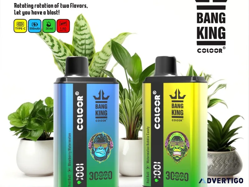 Bang 30000 30k puffs dual flavor disposable electronic cigarette