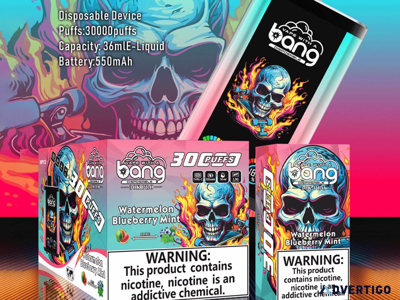 Bang 30000 pro puffs new dual flavor 30k disposable vape