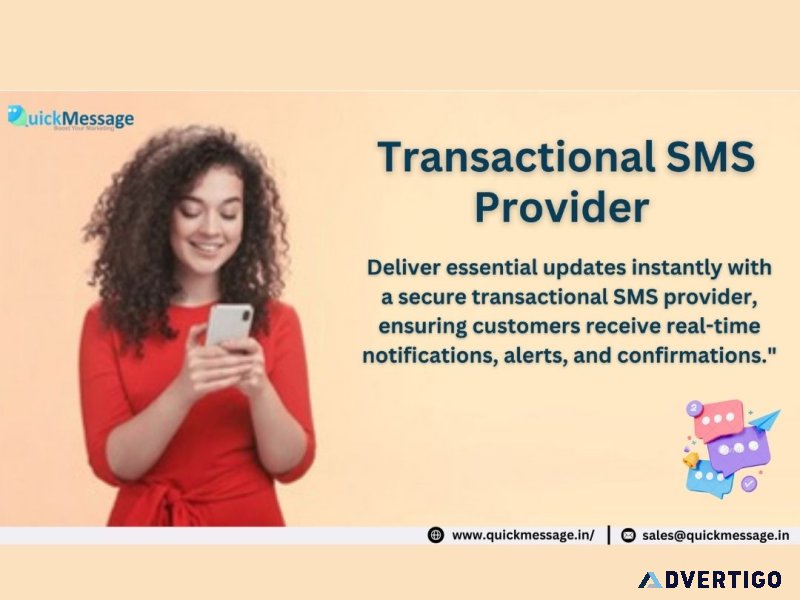 Stay connected with real-time transactional sms provider