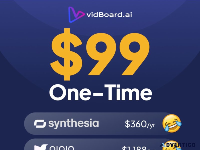 Get vidboard now: only $99 this black friday