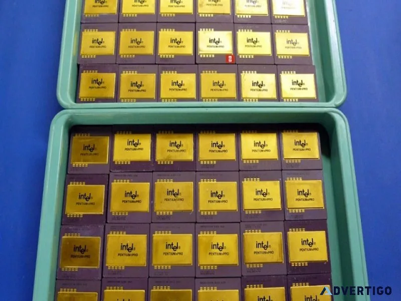 Ceramic cpu gold recovery intel processor scrap